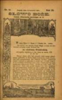 Słowo Boże: dodatek do Przewodnika Katolickiego R.9. 1906 Nr 16