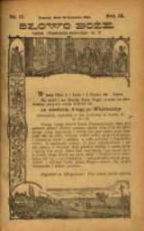 Słowo Boże: dodatek do Przewodnika Katolickiego R.9. 1906 Nr 17