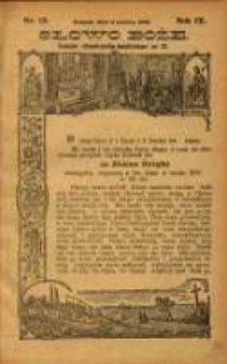 Słowo Boże: dodatek do Przewodnika Katolickiego R.9. 1906 Nr.22