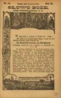 Słowo Boże: dodatek do Przewodnika Katolickiego R.9. 1906 Nr.25