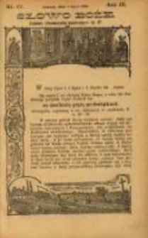 Słowo Boże: dodatek do Przewodnika Katolickiego R.9. 1906 Nr.27