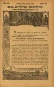 Słowo Boże: dodatek do Przewodnika Katolickiego R.9. 1906 Nr.30