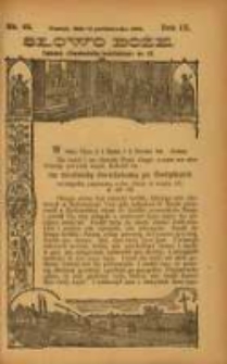 Słowo Boże: dodatek do Przewodnika Katolickiego R.9. 1906 Nr.42