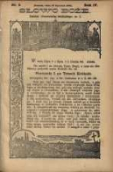 Słowo Boże: dodatek do Przewodnika Katolickiego R.4. 1901 Nr.2