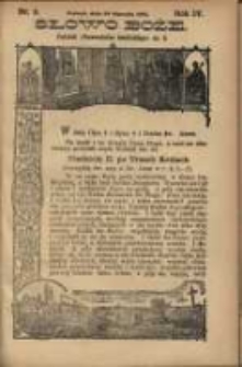 Słowo Boże: dodatek do Przewodnika Katolickiego R.4. 1901 Nr.3
