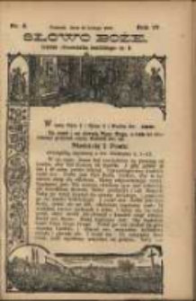Słowo Boże: dodatek do Przewodnika Katolickiego R.4. 1901 Nr.8