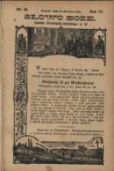 Słowo Boże: dodatek do Przewodnika Katolickiego R.4. 1901 Nr.16