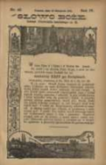 Słowo Boże: dodatek do Przewodnika Katolickiego R.4. 1901 Nr.45