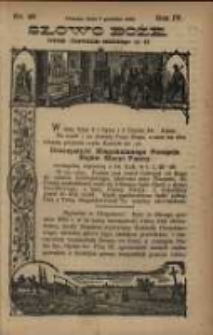 Słowo Boże: dodatek do Przewodnika Katolickiego R.4. 1901 Nr.49