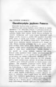 Charakterystyka językowa Pomorza