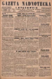 Gazeta Nadnotecka i Orędownik: pismo poświęcone sprawie polskiej na ziemi nadnoteckiej 1929.09.24 R.9 Nr219