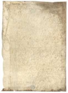 [ Wyrok lub zatwierdzenie wyroku arcybiskupa metropolity gnieźnieńskiego i prymasa Polski Zbigniewa Oleśnickiego w sprawie przeciwko biskupowi kujawskiemu Piotrowi z Bnina Moszyńskiemu, wytoczonej przed sądem arcybiskupim w Łowiczu]