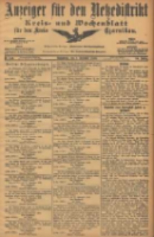 Anzeiger für den Netzedistrikt Kreis- und Wochenblatt für den Kreis Czarnikau 1906.12.01 Jg.54 Nr140