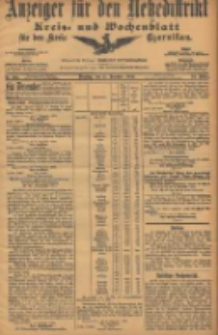Anzeiger f&uuml;r den Netzedistrikt Kreis- und Wochenblatt f&uuml;r den Kreis Czarnikau 1906.12.11 Jg.54 Nr144