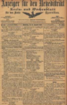 Anzeiger f&uuml;r den Netzedistrikt Kreis- und Wochenblatt f&uuml;r den Kreis Czarnikau 1906.12.20 Jg.54 Nr148