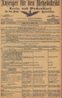 Anzeiger für den Netzedistrikt Kreis- und Wochenblatt für den Kreis Czarnikau 1906.12.31 Jg.54 Nr152