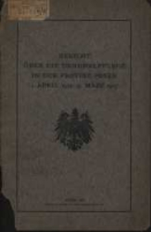 Bericht &uuml;ber die Denkmalpflege in der Provinz Posen. 1913-1917 (1918)