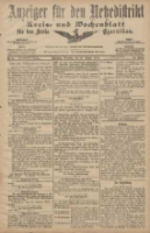 Anzeiger f&uuml;r den Netzedistrikt Kreis- und Wochenblatt f&uuml;r den Kreis Czarnikau 1907.01.22 Jg.55 Nr9