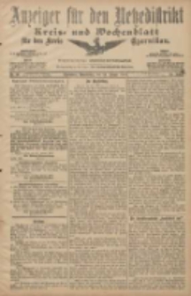 Anzeiger f&uuml;r den Netzedistrikt Kreis- und Wochenblatt f&uuml;r den Kreis Czarnikau 1907.01.24 Jg.55 Nr10
