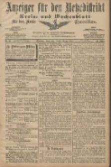 Anzeiger f&uuml;r den Netzedistrikt Kreis- und Wochenblatt f&uuml;r den Kreis Czarnikau 1907.01.31 Jg.55 Nr13