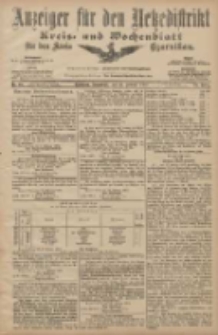 Anzeiger f&uuml;r den Netzedistrikt Kreis- und Wochenblatt f&uuml;r den Kreis Czarnikau 1907.02.16 Jg.55 Nr20