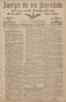 Anzeiger f&uuml;r den Netzedistrikt Kreis- und Wochenblatt f&uuml;r den Kreis Czarnikau 1907.02.19 Jg.55 Nr21