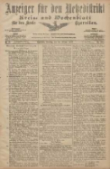 Anzeiger für den Netzedistrikt Kreis- und Wochenblatt für den Kreis Czarnikau 1907.02.19 Jg.55 Nr21