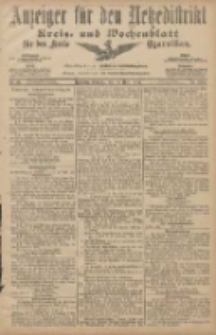 Anzeiger für den Netzedistrikt Kreis- und Wochenblatt für den Kreis Czarnikau 1907.03.19 Jg.55 Nr33
