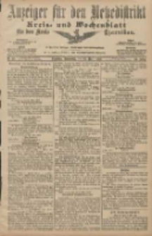 Anzeiger f&uuml;r den Netzedistrikt Kreis- und Wochenblatt f&uuml;r den Kreis Czarnikau 1907.03.28 Jg.55 Nr37