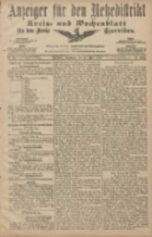 Anzeiger für den Netzedistrikt Kreis- und Wochenblatt für den Kreis Czarnikau 1907.03.30 Jg.55 Nr38