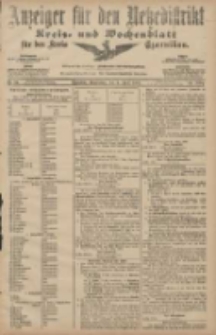 Anzeiger f&uuml;r den Netzedistrikt Kreis- und Wochenblatt f&uuml;r den Kreis Czarnikau 1907.04.04 Jg.55 Nr39