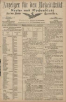 Anzeiger für den Netzedistrikt Kreis- und Wochenblatt für den Kreis Czarnikau 1907.04.04 Jg.55 Nr39
