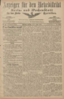 Anzeiger f&uuml;r den Netzedistrikt Kreis- und Wochenblatt f&uuml;r den Kreis Czarnikau 1907.04.09 Jg.55 Nr41