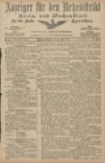 Anzeiger f&uuml;r den Netzedistrikt Kreis- und Wochenblatt f&uuml;r den Kreis Czarnikau 1907.04.16 Jg.55 Nr44