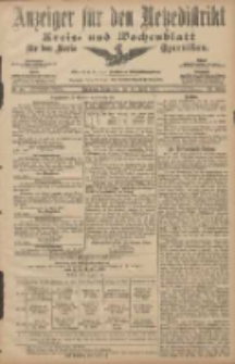 Anzeiger f&uuml;r den Netzedistrikt Kreis- und Wochenblatt f&uuml;r den Kreis Czarnikau 1907.04.18 Jg.55 Nr45