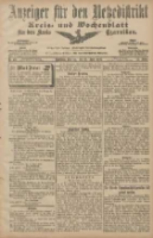 Anzeiger f&uuml;r den Netzedistrikt Kreis- und Wochenblatt f&uuml;r den Kreis Czarnikau 1907.04.23 Jg.55 Nr47