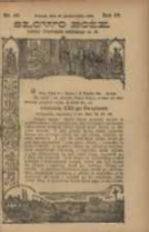 Słowo Boże: dodatek do Przewodnika Katolickiego R.4. 1901 Nr.42