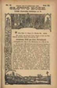 Słowo Boże: dodatek do Przewodnika Katolickiego R.3. 1900 Nr.41