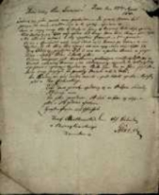 1. Listy do ks. Franciszka Ksawerego Malinowskiego od następujących: Białkowski J&oacute;zef b. d. k. 1. &ndash; Bujina Edward ks. 1852 (2) k. 2-4. &ndash; Estkowska A[ntonina] 1859-1860 (7) k. 5-16. &ndash; [Jeleński] Antoni ks. 1852 k. 17-18. &ndash; K&ouml;niglich-Preussisches Gymnasium zu Conitz (Chojnice) 1852 k. 19-20. &ndash; L[?] Gracjan 1869 (2) k. 21-24. &ndash; Lewandowski W[ojciech] ks. 1853 k. 25. &ndash; Musolf [Johann] ks. 1840 k. 26. &ndash; Mycielski J[&oacute;zef] 1859 k. 27-28. &ndash; Obrąpalski J. 1859 k. 29-30. &ndash; [Orpiszewski] Ludwik 1857 k. 31-32. &ndash; Osłowski Kajetan ks. [1845?] k. 33. &ndash; Plebański [J&oacute;zef Kazimierz] 1857 k. 34-35. &ndash; Polczyński [Michał] ks., Bażyński [Franciszek] ks., Lafleur [Hipolit?] de ks. 1858 k. 36-37. &ndash; Prądzyński Juliusz ks. 1857, 1859 (2) k. 38-41. &ndash; Prądzyński [Rafał] 1852 k. 42-43. &ndash; Szulc Kazimierz 1858, 1860-1861, 1865 (5) k. 44-53, przy czym list z 1865 r. pisany jest inną ręką i pieczętowany innym sygnetem z inicjałami C. S. [Casimir Szulc?]. &ndash; [Tułodziecki] Jan ks. 1838, 1856 (3) k. 54-58. &ndash; Zientkiewicz [Walenty] ks. 1855 k. 59-60. &ndash; NN Andrzej ks. 1839 k. 61. &ndash; NN 1852, 1863 (2) k. 62-65.