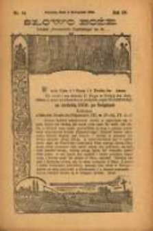 Słowo Boże: dodatek do Przewodnika Katolickiego R.15. 1912 Nr.44