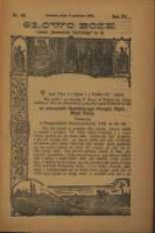 Słowo Boże: dodatek do Przewodnika Katolickiego R.15. 1912 Nr.49