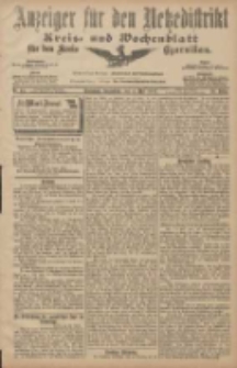 Anzeiger f&uuml;r den Netzedistrikt Kreis- und Wochenblatt f&uuml;r den Kreis Czarnikau 1907.05.04 Jg.55 Nr52