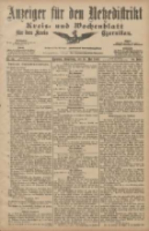 Anzeiger f&uuml;r den Netzedistrikt Kreis- und Wochenblatt f&uuml;r den Kreis Czarnikau 1907.05.16 Jg.55 Nr57