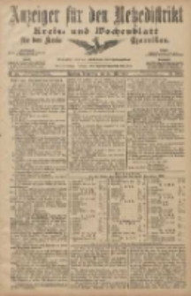 Anzeiger f&uuml;r den Netzedistrikt Kreis- und Wochenblatt f&uuml;r den Kreis Czarnikau 1907.05.23 Jg.55 Nr59