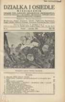 Ogr&oacute;dek Działkowy: miesięcznik Związku Towarzystw Ogr&oacute;dk&oacute;w Działkowych Rzeczypospolitej Polskiej 1934.06 R.7 Nr6