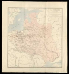 La Pologne au XVII si&egrave;cle (Trait&eacute; de Polanow, pr&egrave;s Wiazma, 15 juin 1634). Carte dress&eacute;e par les soins de B. Kozakiewicz pour les romans historigues de Henryk Sienkiewicz.