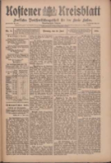 Kostener Kreisblatt: amtliches Ver&ouml;ffentlichungsblatt f&uuml;r den Kreis Kosten 1909.06.29 Jg.44 Nr77