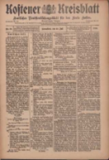Kostener Kreisblatt: amtliches Veröffentlichungsblatt für den Kreis Kosten 1909.07.10 Jg.44 Nr82