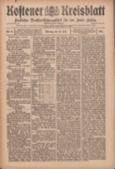 Kostener Kreisblatt: amtliches Ver&ouml;ffentlichungsblatt f&uuml;r den Kreis Kosten 1909.07.27 Jg.44 Nr89