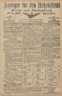 Anzeiger f&uuml;r den Netzedistrikt Kreis- und Wochenblatt f&uuml;r den Kreis Czarnikau 1907.05.28 Jg.55 Nr61